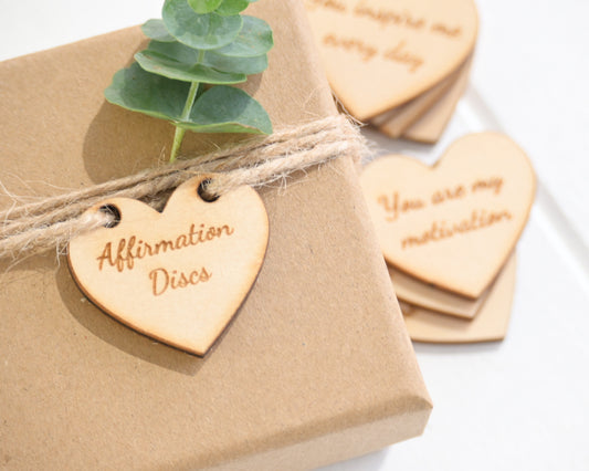 Affirmation Discs in cute box