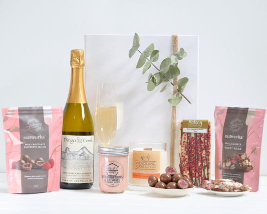 Classy Blush Hamper Box - Delish Box Co