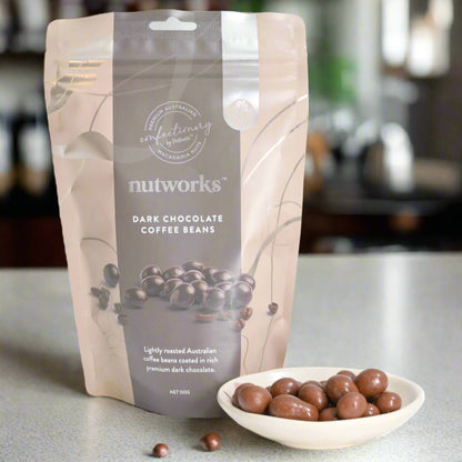 Nutworks Dark Chocolate Coffee Beans