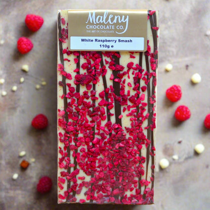 Manely Chocolate Co White Raspberry Smash