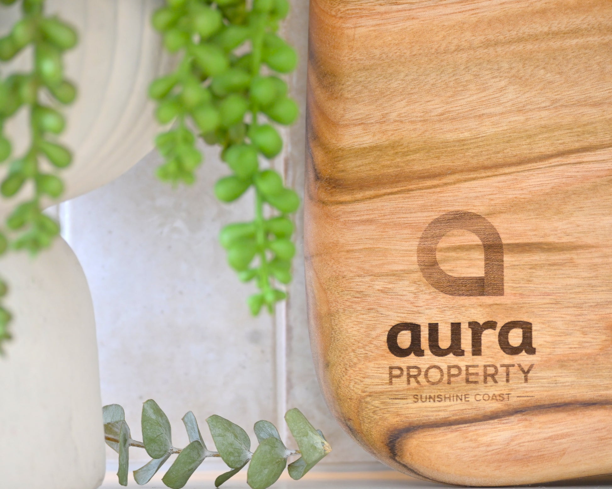 Engraving Logo and Branding on TImber Gift Board / Cutting Board